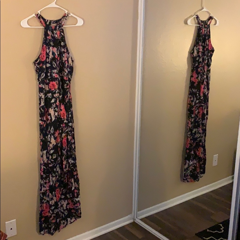 Watercolor Floral Dress